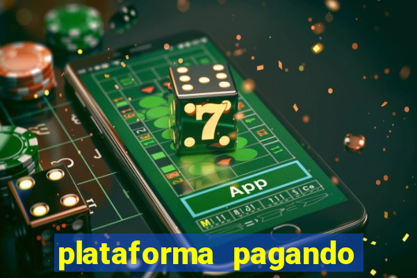 plataforma pagando bonus no cadastro